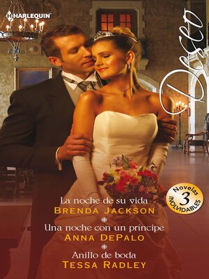 cover image of La noche de su vida--Una noche con un príncipe--Anillo de boda